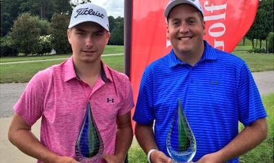 Joey Seabright (L) and Thadd Obecny II <br>(WVGA Photo)</br>