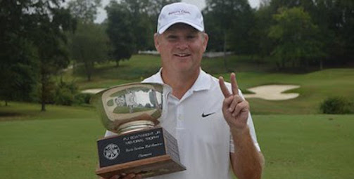 Two-time defending North Carolina Mid-Amateur winner Greg Earnhardt <br>(Carolinas Golf Association Photo)