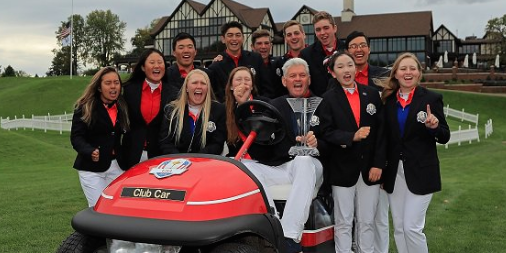 Junior Ryder Cup winning Team USA <br>(Junior Ryder Cup Photo)