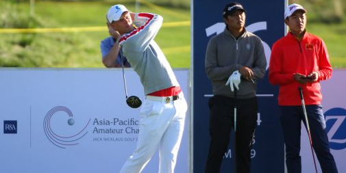 Cameron Davis at the Jack Nicklaus Golf Club <br>(Asia-Pacific Amateur Photo)