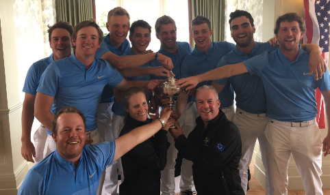 Europe celebrates their 2016 Arnold Palmer Cup victory <br>(Palmer Cup Photo)