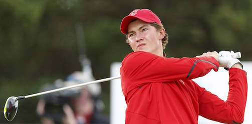 Maverick McNealy was a member of the 2015 Walker Cup team <br>(USGA Photo)