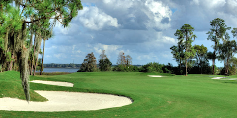 Lake Hamilton sits in the background of the Country Club of Winter Haven <br>(Florida Golf Magazine Photo)