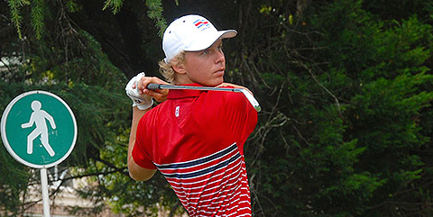 Paul Chaplet on day three of the South American Amateur <br>(South American Amateur Photo)