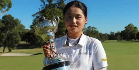 Australian Women's Amateur champion Hye-jin Choi <br>(Golf Australia)