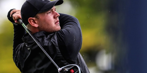 36-hole leader Mark Hutson  (New Zealand Golf Photo) 