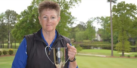 62-year-old Pat Brogden has won the title three-times <br>(Carolinas Golf Association Photo)