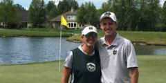 Kim and Hunter Ostrom<br>(Idaho Golf Association photo)