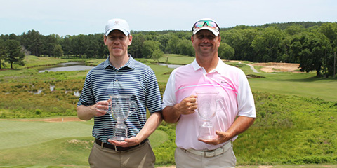 Mickey Plyler and Raymond Wooten, the South Carolina Four-Ball Champions<br>(South Carolina Golf Association photo)