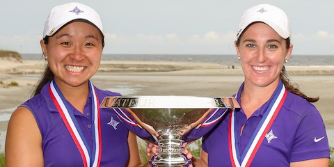 U.S. Women's Four-Ball winners Alice Chen and Taylor Totland <br>(USGA Photo)