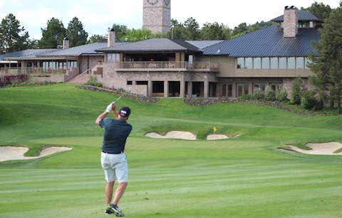 Rick Herpich takes dead aim in the shootout at the Charlie Coe<br>photo courtesy Don Hurter, PGA