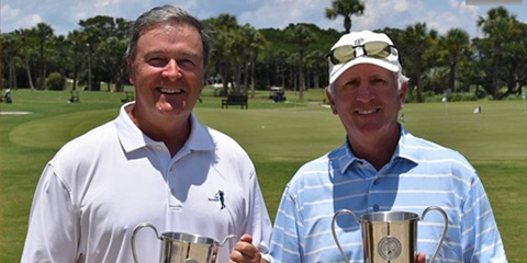 Jim Grainger and Dr. Jim Pearson<br>(Carolinas Golf Association photo)