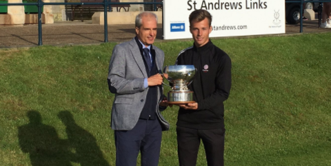 Winner Matthew Jordan <br>(St. Andrews Links Photo)