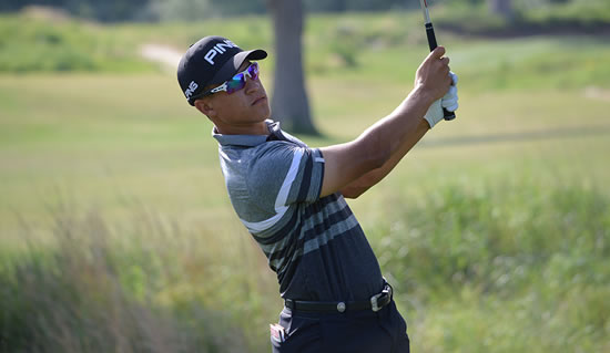 Cameron Champ was all business on Thursday at Prairie Dunes