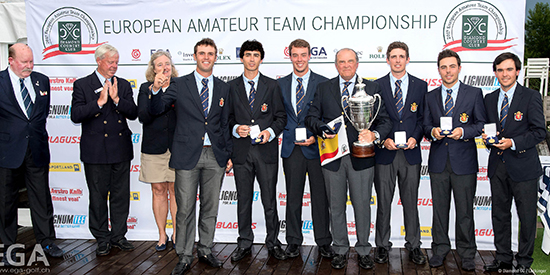 Spain, the 2017 European Amateur Team champions<br>(EGA photo)