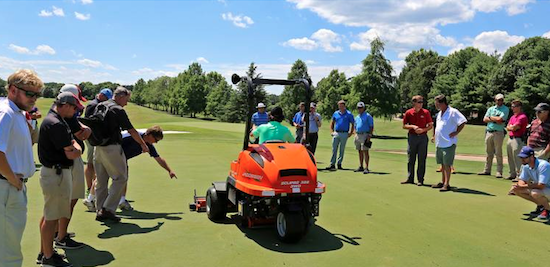 Through enhanced research and education, USGA agronomists are helping facilities utilize <br>new grass varieties that improve playability and conserve resources. <br>(USGA Photo)