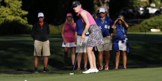Lara Tennant rode her home course advantage to co-medalist honors<br>(USGA photo)