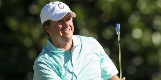 Nathan Smith is one of three tied for the lead at Fox Chapel Golf Club <br>(USGA Photo)