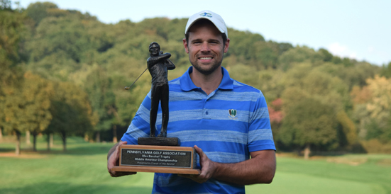 Winner Jason Wilson had never seen Fox Chapel Golf Club before this week <br>(PA Golf Association Photo)