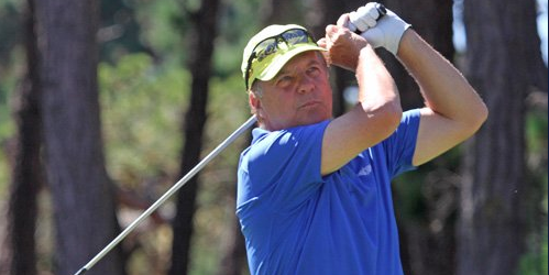 Olympic Club member Randy Haag is in third at 1-under <br>(NCGA Photo)