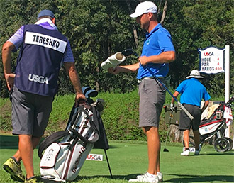 Justin Tereshko at the U.S. Amateur