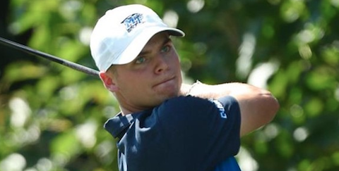 First round co-leader Tyler Johnson of Middle Tennessee <br>(Middle Tennessee Athletics Photo)