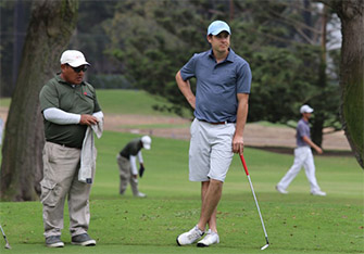 Max Adler at Lima Golf Club