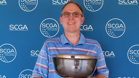 Craig Davis didn't expect to keep the trophy (SCGA photo)