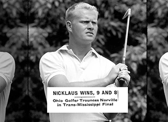 Jack Nicklaus at the 1958 Trans-Miss