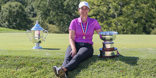 2018 U.S. Women's Mid-Amateur champion Shannon Johnson (USGA photo) 