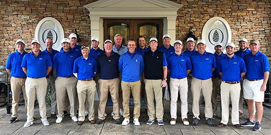 The winning team at the Billy Peters Cup (GSGA photo)