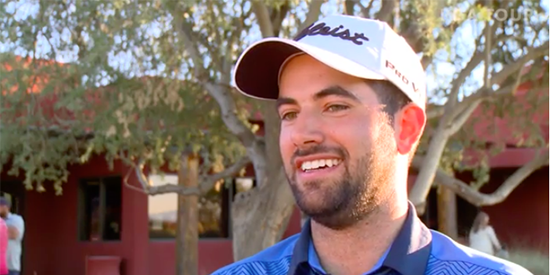 Cody Blick in an interview with the Web.com Tour (PGA Tour image)