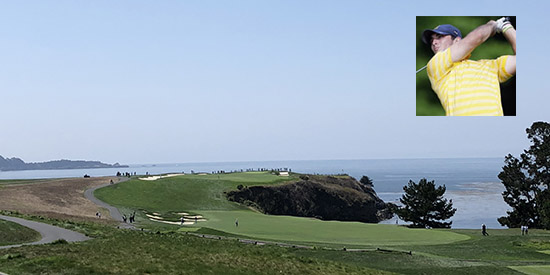 A top-10 at Pebble Beach earned Max Homa a trip to Riviera (AGC photo)