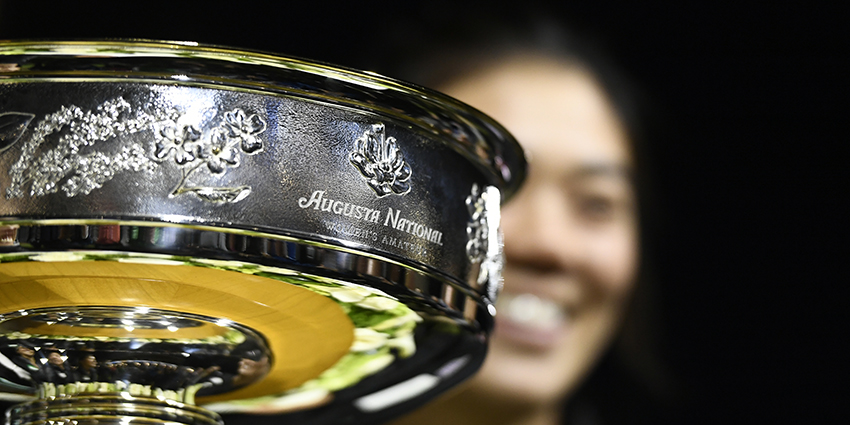 The Augusta National Women's Amateur trophy (ANWA photo)