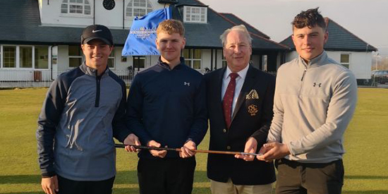 The Duncan Putter winners (Photo courtesy Southerndown)