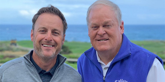 Chris Harrison and Johnny Miller (Callaway photo)