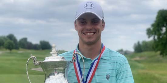 Caleb Badura (Nebraska Golf Association/Twitter photo)