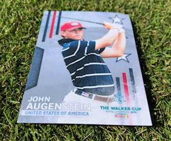 A John Augenstein trading card