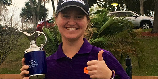 Schuster rebounds, wins Dixie Women's Amateur in back nine charge