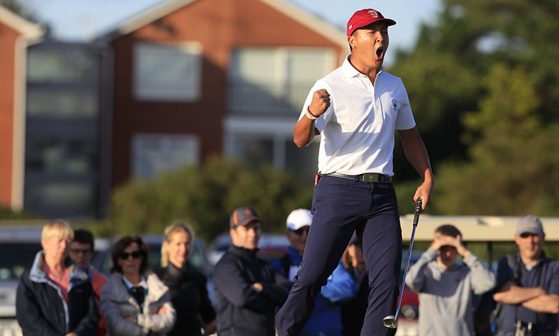 John Pak at the Walker Cup