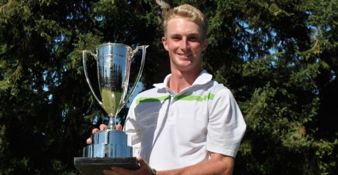 Will Zalatoris lifted the Pacific Coast Amateur trophy among many others