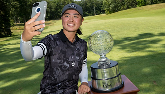 Yuka Saso won the Girl's PGA in 2019 (Darren Carroll/PGA of America photo)