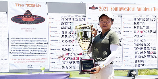 Ching-Tzu Chen is the first-ever Southwestern Women's champion