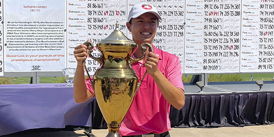 James Leow perseveres, pulls away to win the Southwestern Amateur