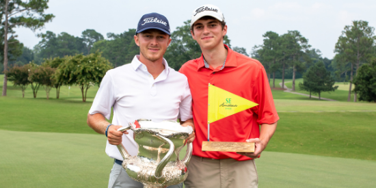 Ben Carr (left) is now a two-time winner of the Southeastern Amateur