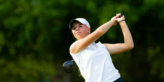 Annabell Fuller, of England, is the lone returning player from GB&I's 2018 Curtis Cup Team. (Steven Gibbons/USGA)