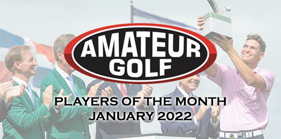AmateurGolf.com Players of the Month: January 2022