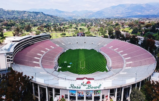 The Rose Bowl is hosting a golf tournament - inside the stadium!