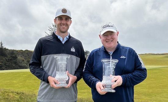 Mark and Jacob Phillips win AG Two Man Links at Bandon Dunes
