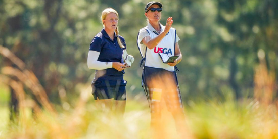 Ingrid Lindblad is one off the lead at the U.S. Women's Open